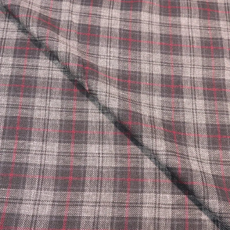 Bargain Blast Gray and Purple Ermenegildo Zegna Cloth Suiting Fabric