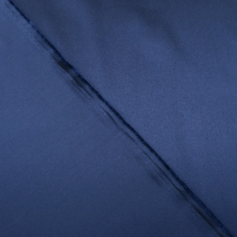 Special Offer Regal Blue Stretch Solid Mikado Fabric