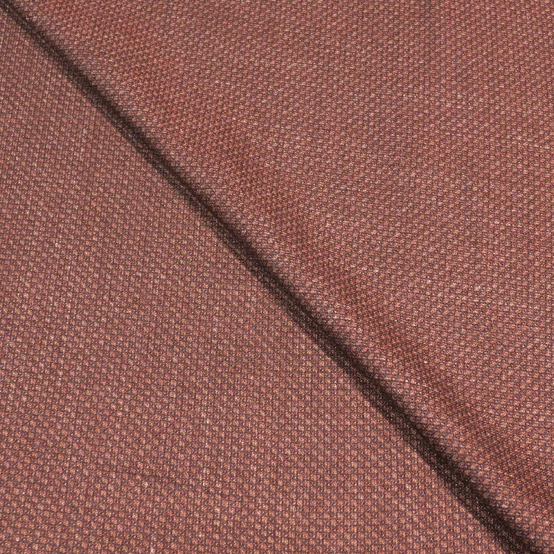 Savings Spectacular Birdseye Brown Ermenegildo Zegna Suiting Fabric