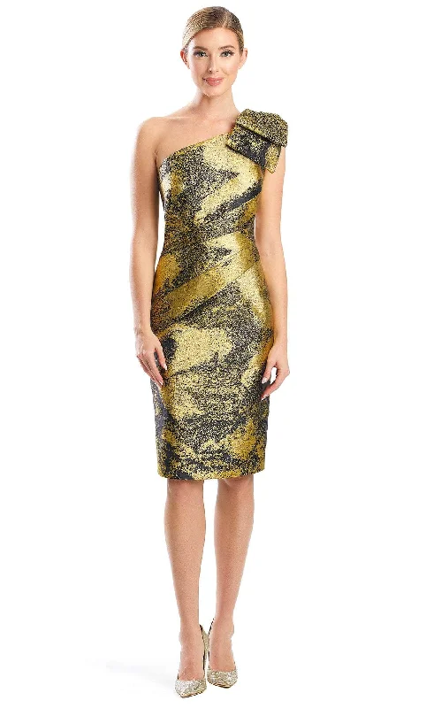 Price Drop Alexander by Daymor 1772S23 - Bow Appliqued Short Dress