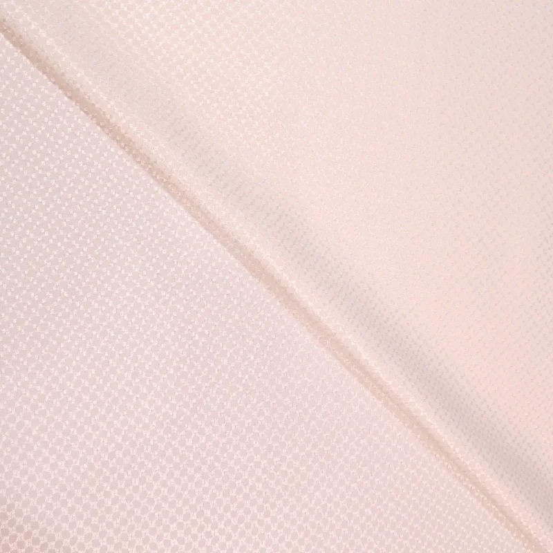 YEAR-End Sale Ivory with Lattice Pattern Shiny Patent Holland & Sherry Fabric