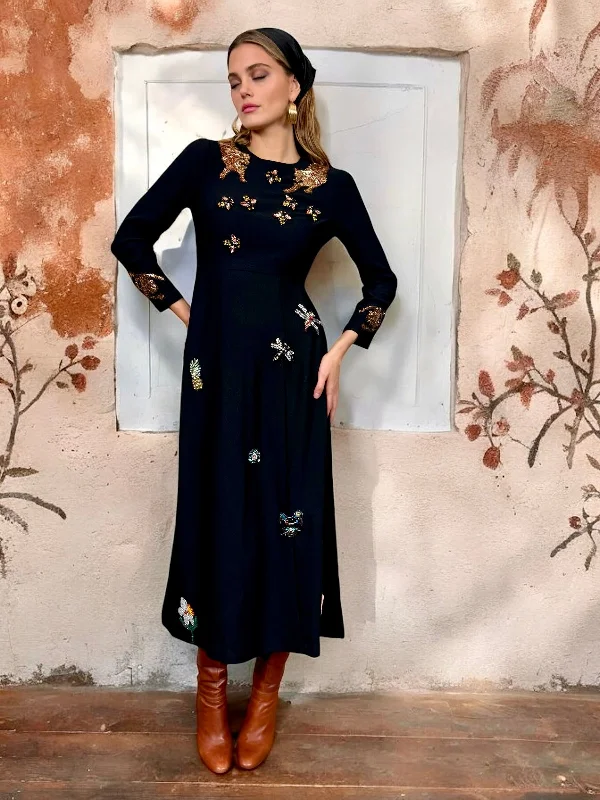 Great Deals Fabianna, 70s beaded dress