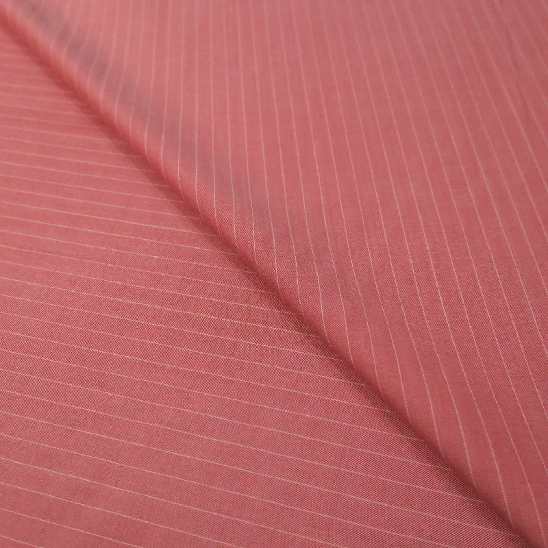 Inventory Reduction Light Pink Coral Stripe Loro Piana Fabric