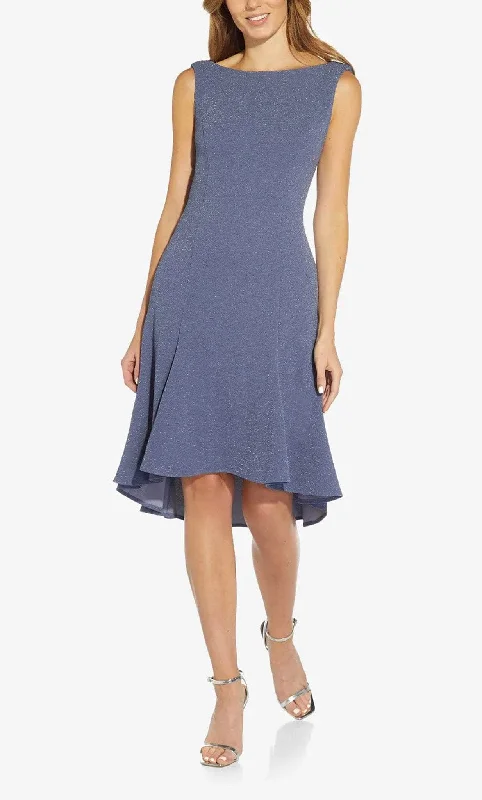 Steals and Deals Adrianna Papell AP1D104418 - Cowl Back Glitter Formal Dress
