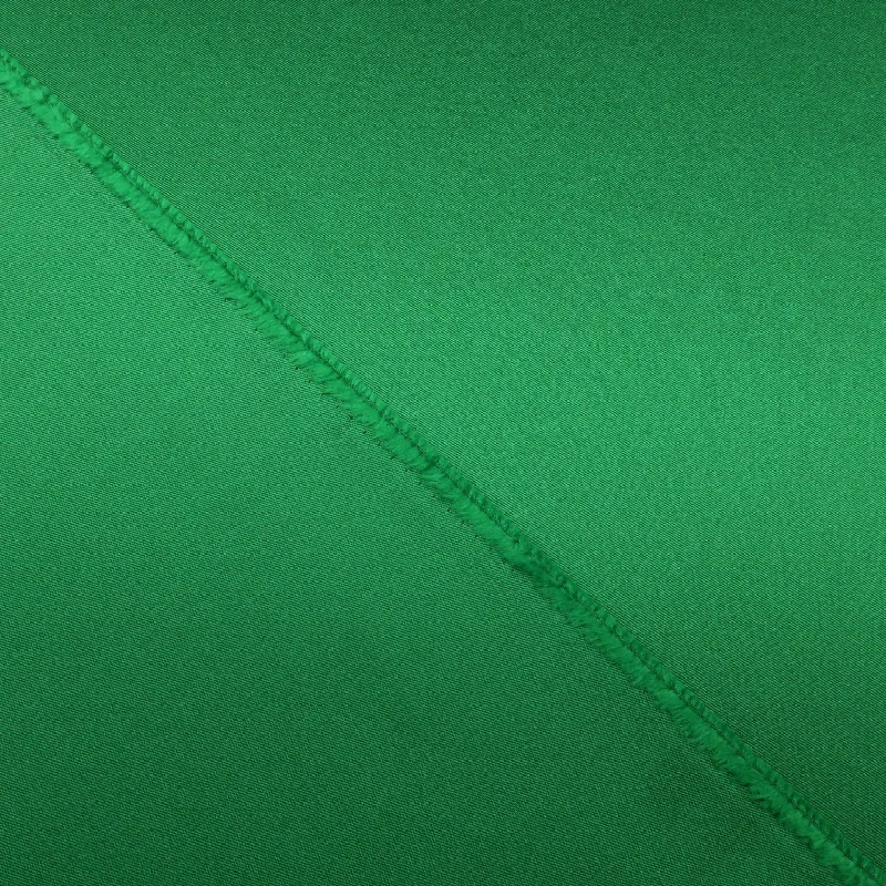 Unmissable Offer Emerald Green Solid Stretch Solid Mikado Fabric