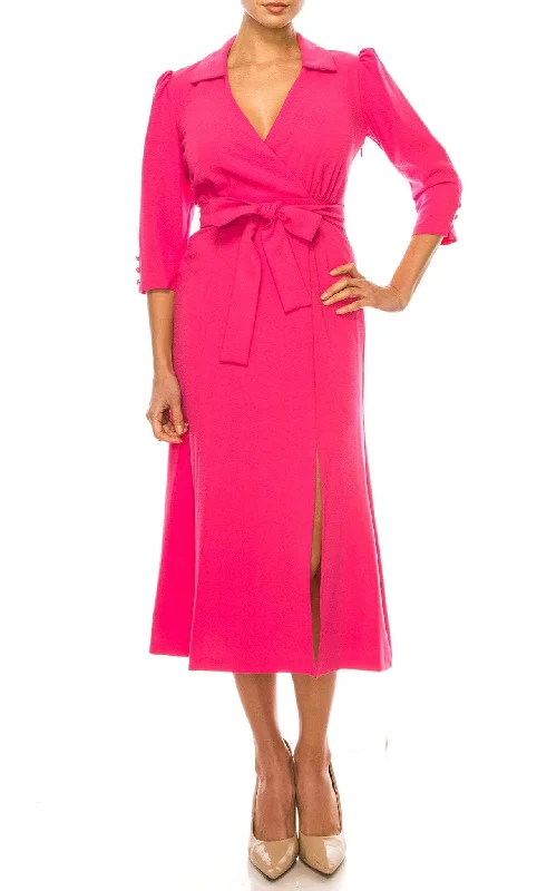 Take Advantage Maison Tara 91778M - Collared V-Neck Formal Dress