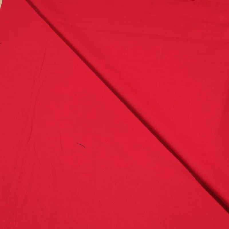 Limited Time Offer Red Loro Piana Plain Solid Priest Cloth Cotton Fabric