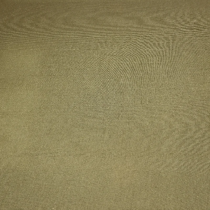 Buy More, Save More Gold Lurex Thread On a Cream Cotton Metallic Jersey Fabric