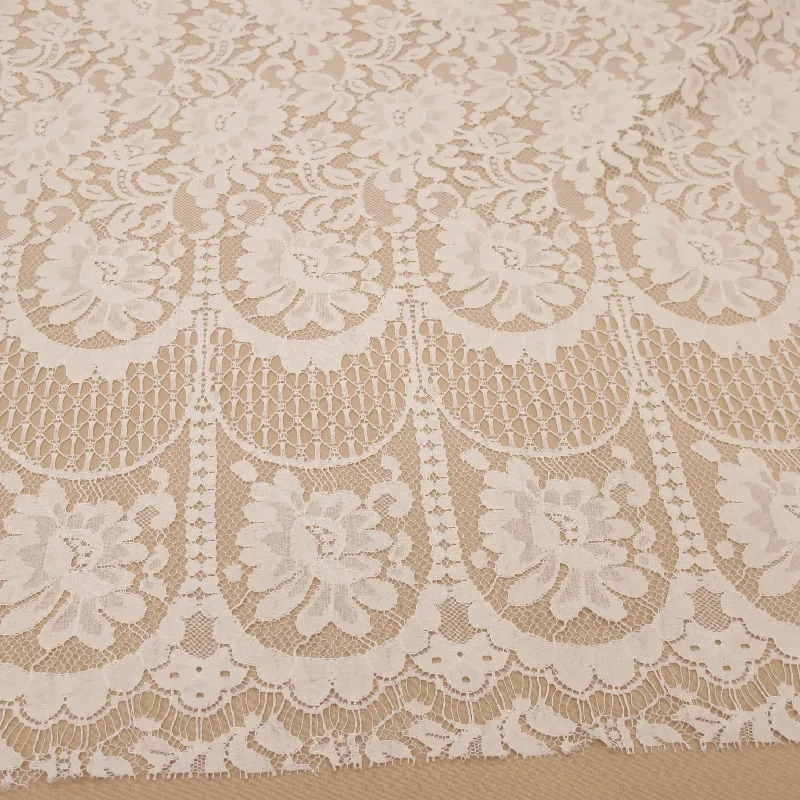 Unmissable Offer Off White Floral Embroidered Lace
