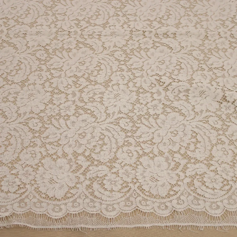 Super Savings Off White Corded Floral Lace