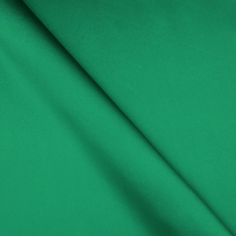 Members Only Emerald Green Solid Mikado Fabric