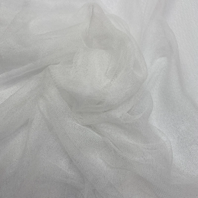 Limited Availability White Nylon Tulle Fabric