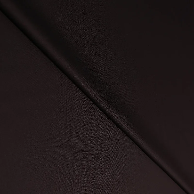 Super Deal Dark Brown Solid Diamond Doppio Ritorto Super 130's Ariston Fabric