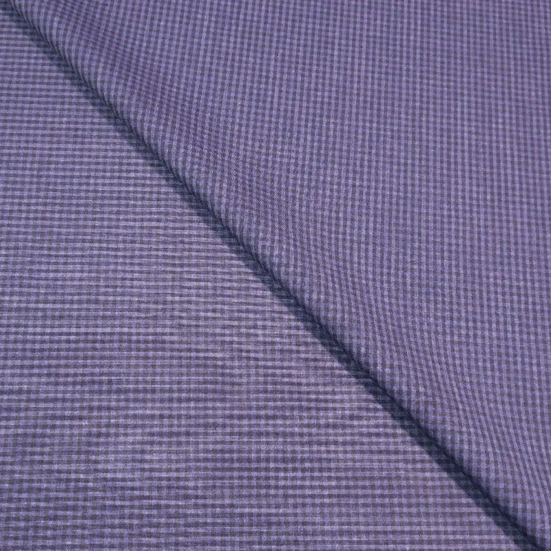 Low Prices Blue Check Superfine Australian Wool Ermenegildo Zegna Cloth Suiting Fabric