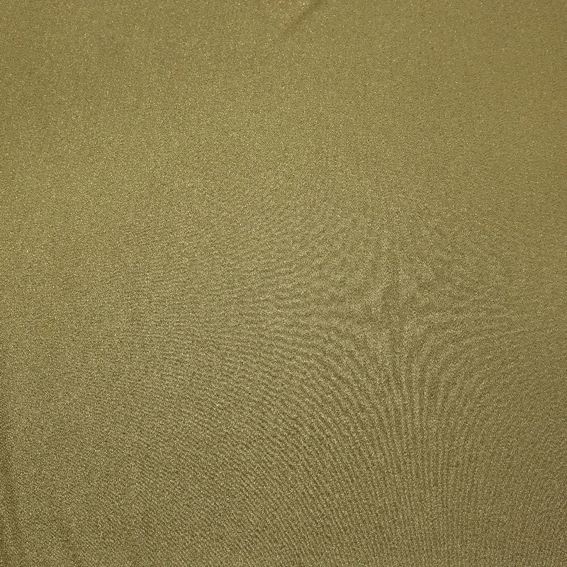 Act Now Gold Lurex Thread On a Cream Cotton Metallic Jersey Fabric