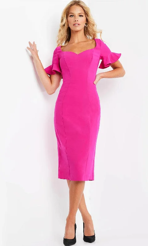 Markdowns Jovani 09059 - Short Sleeve Sweetheart Formal Dress