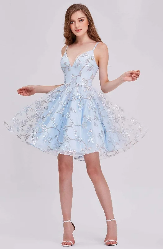 Quick Sale J'Adore Dresses - J16081 Trailing Embroidered Blossom A-Line Dress