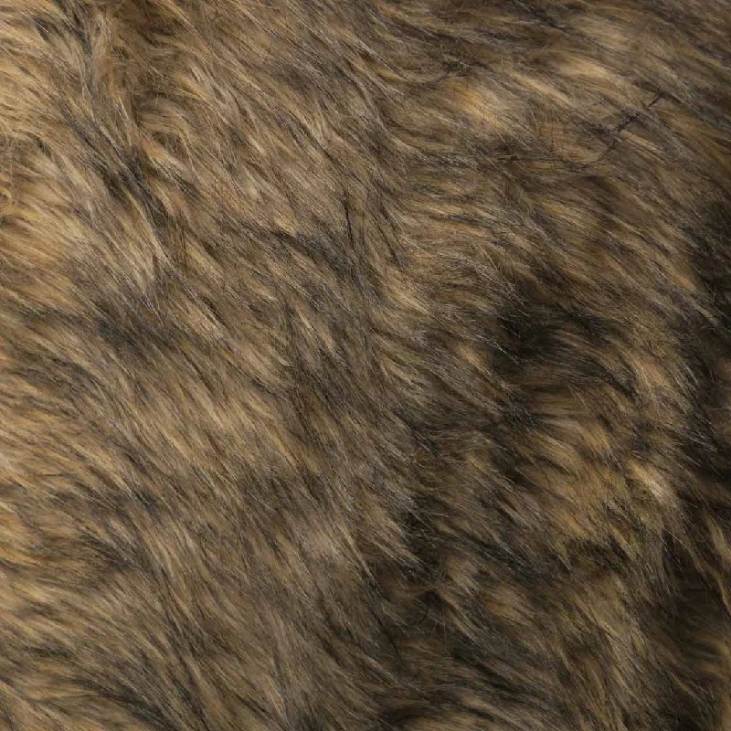 Steals and Deals Brown Faux Fur Fabric
