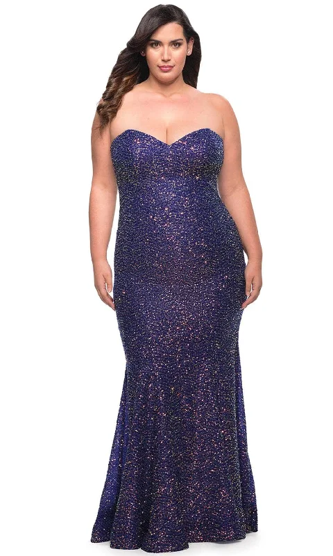 Don't Wait La Femme 30774 - Strapless Sequin Mermaid Dress