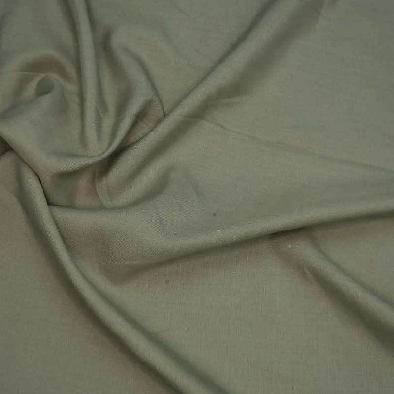 New Deals Taupe Blue Valen Linen Fabric Textile