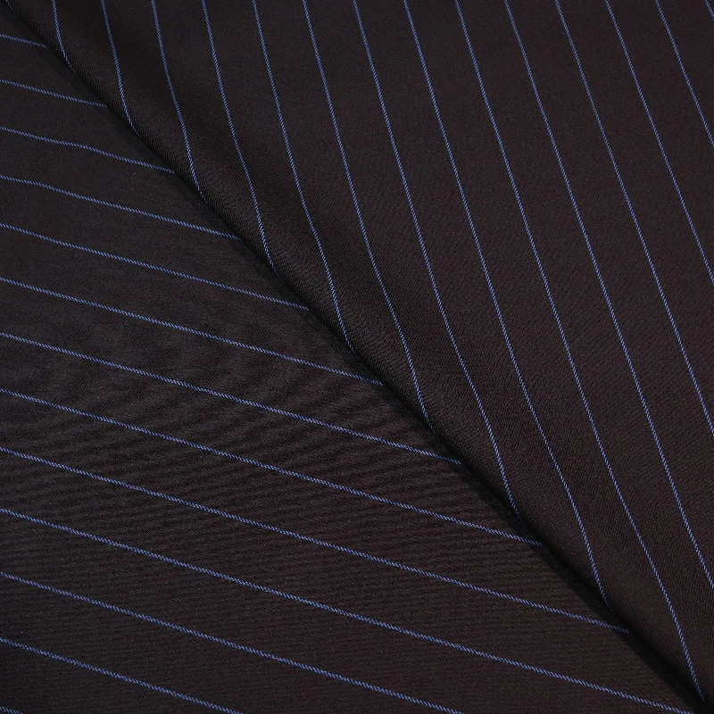 Special Promotion Black with Blue Chalk Stripes Sony River Holland & Sherry Fabric Special Promotion Black with Blue Chalk Stripes Sony River Holland & Sherry Fabric