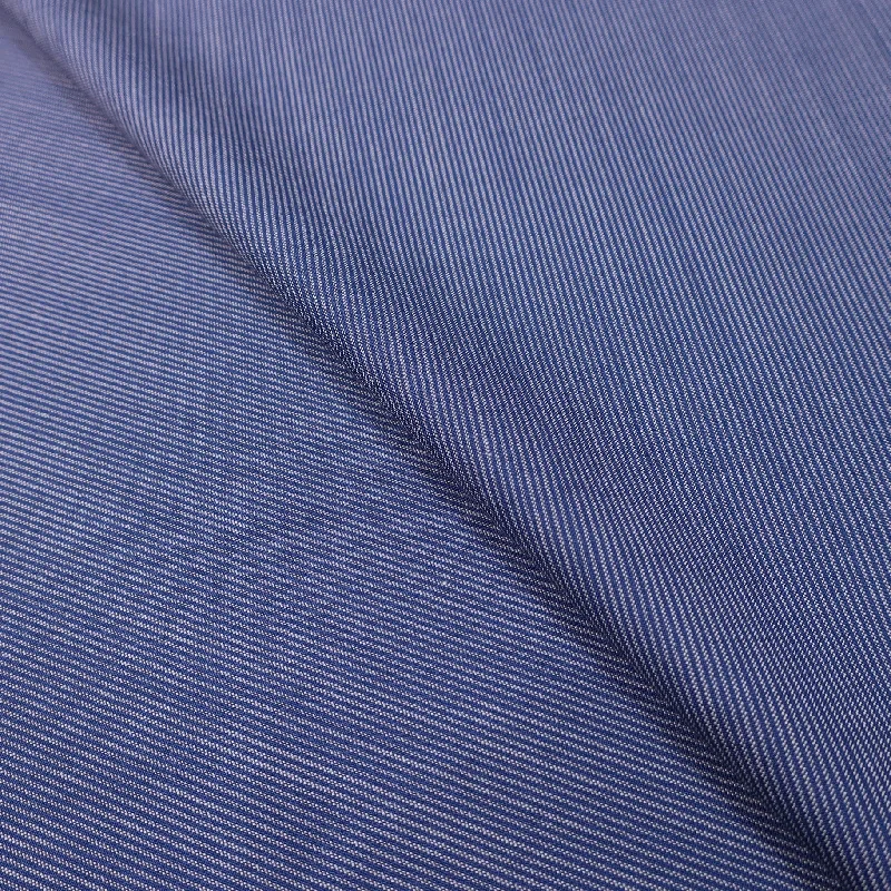 Daily Specials Light Blue Stripes Bleu Shine Super 130's Ariston Fabric