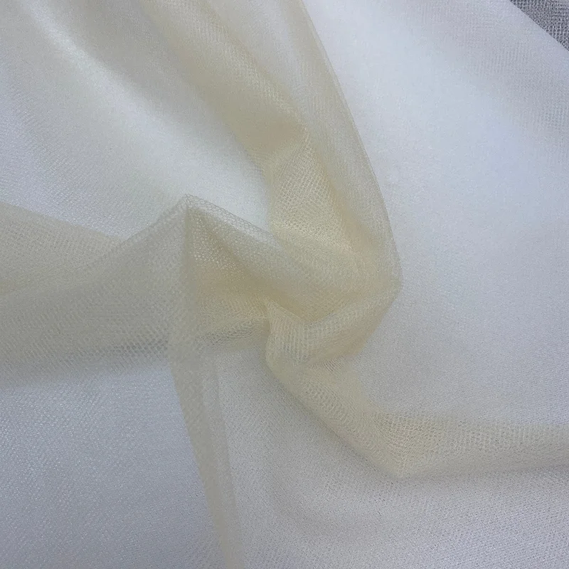 Overstock Nude Rigid Silk Tulle