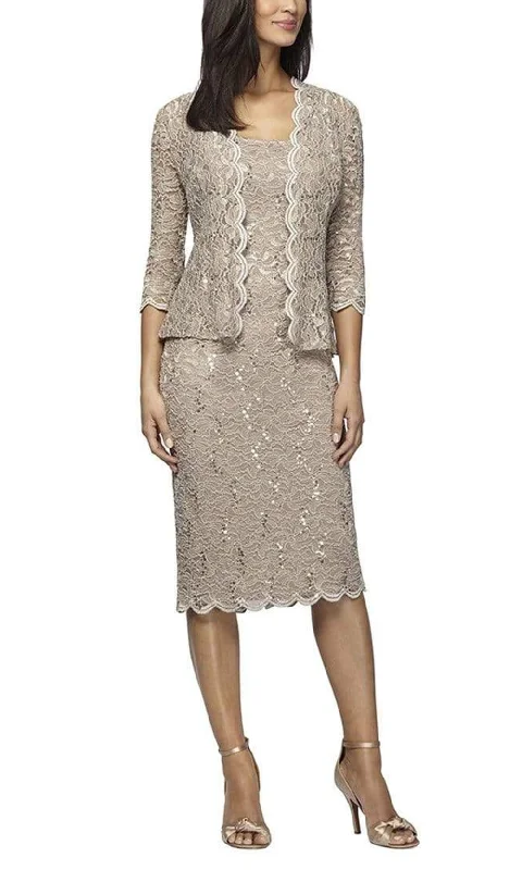 Exclusive Online Offer Alex Evenings - 112264 Two-Piece Allover Lace Jacket Dress