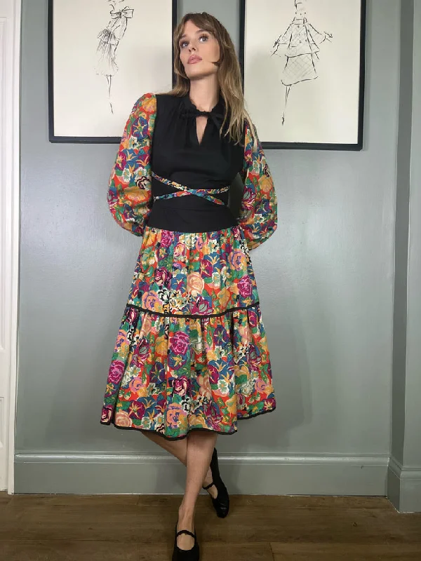 Price Cut Virginia, 70s floral dress