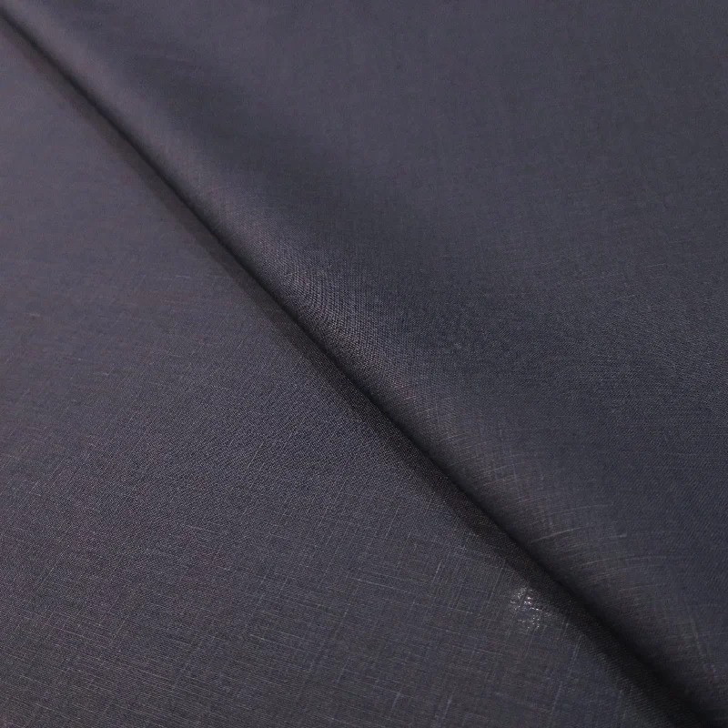 Discount Deals Dark Blue Linen Li Linen Loro Piana Fabric