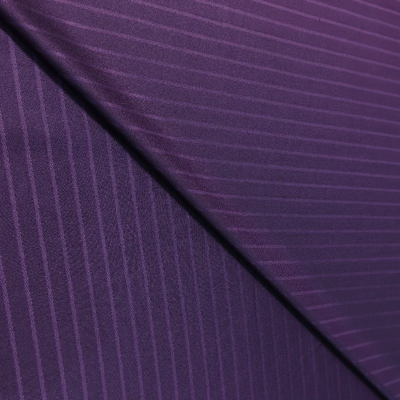 YEAR-End Clearance Purple Stripes Lana e Seta Ariston Fabric