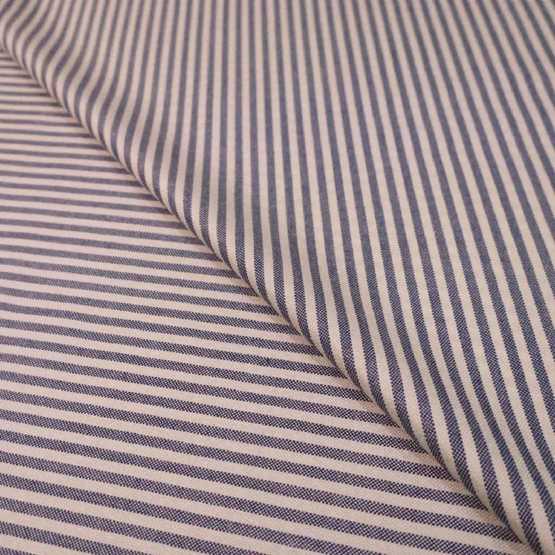 Mega Deal Blue and White Stripe Loro Piana Cashmere Cloud Fabric