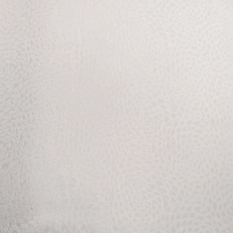 YEAR-End Sale White Abstract Textured Brocade Fabric
