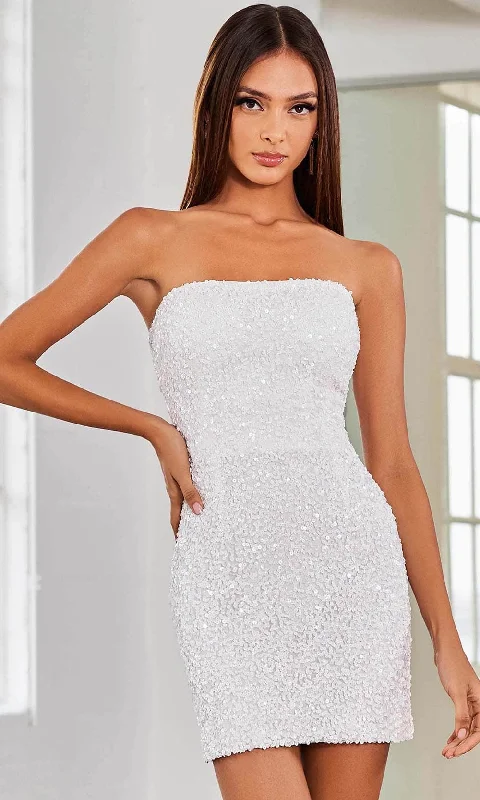 Year-End Sale SCALA 60312 - Strapless Cocktail Dress