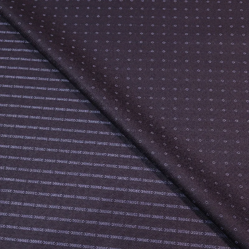 Sale Event Navy Blue with Diamond Pattern Super 100's Wool Snowy River Holland & Sherry Fabric