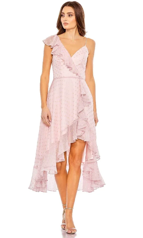 Reduced Prices Ieena Duggal 70163 - V-Neck Ruffled A-Line Cocktail Dress