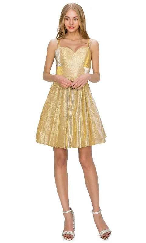 Price Reduction Cinderella Couture 8011J - Sleeveless Sweetheart Neck Cocktail Dress