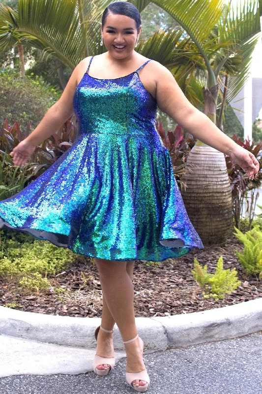 Blowout Deals Sydney's Closet SC8122 - Scoop Neck Dress