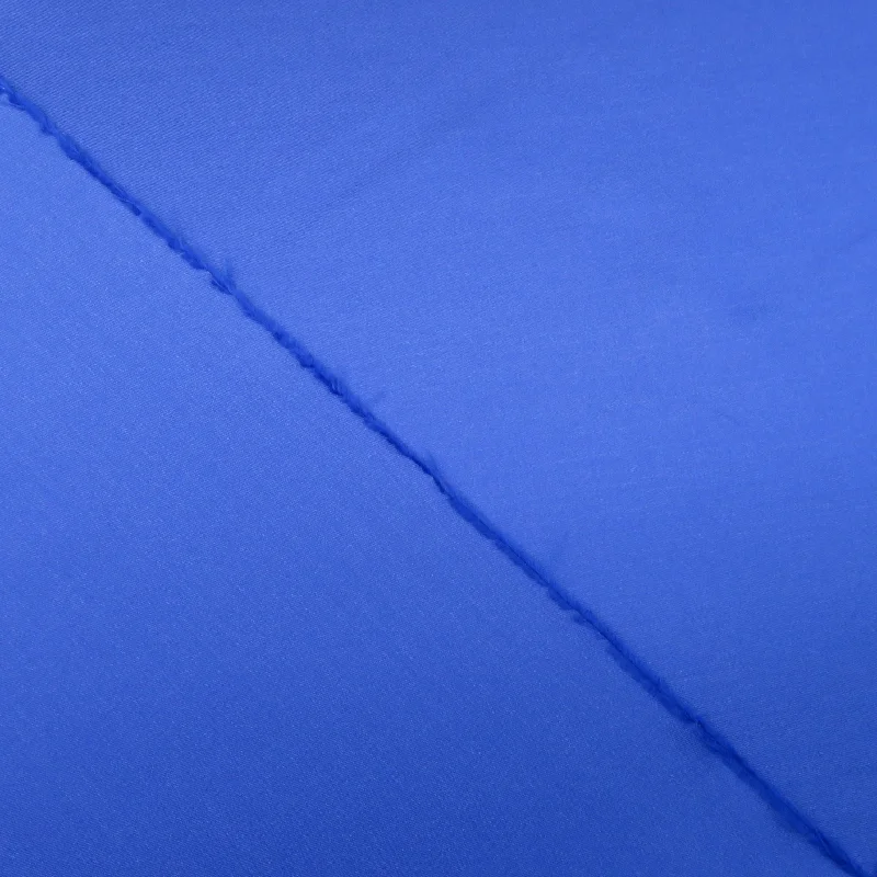 Overstock Sale Royal Blue Solid Silk Mikado Fabric