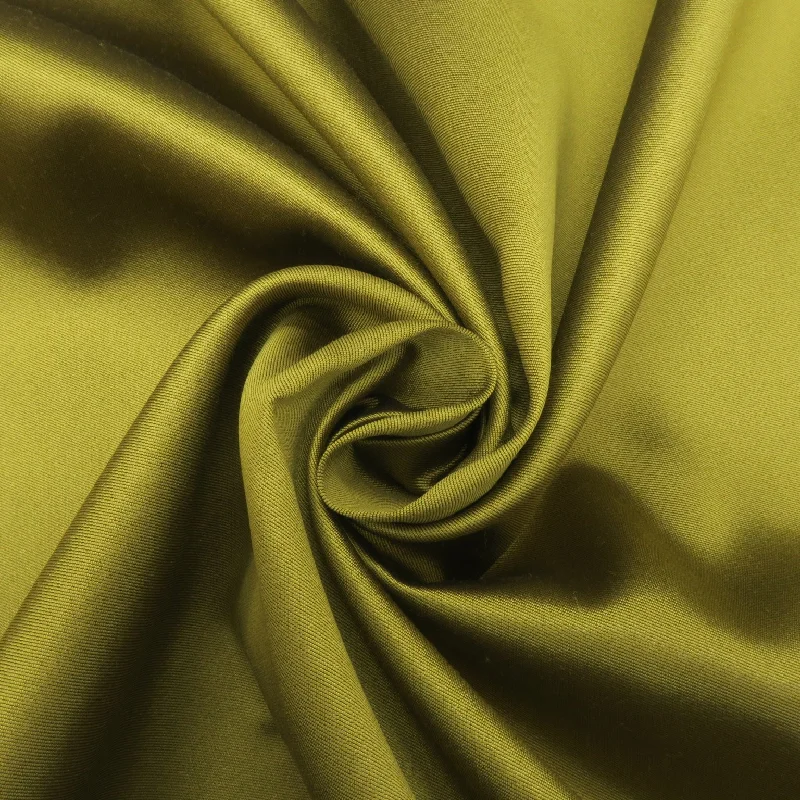 Best Bargains Gold Lime Silk and Wool Woven Fabric