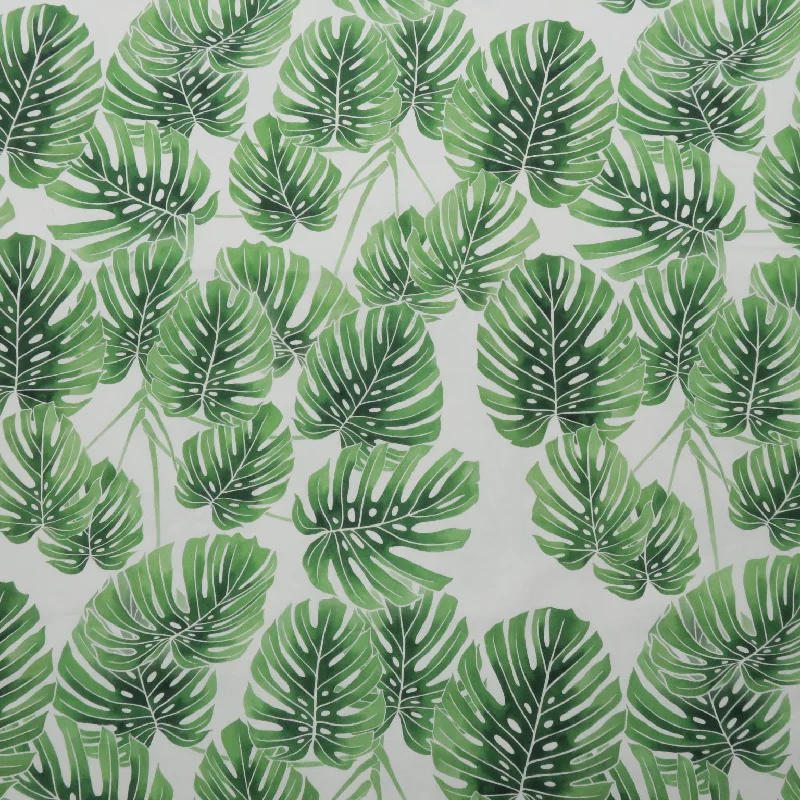 Clearance Items Monstera Deliciosa Printed Cotton