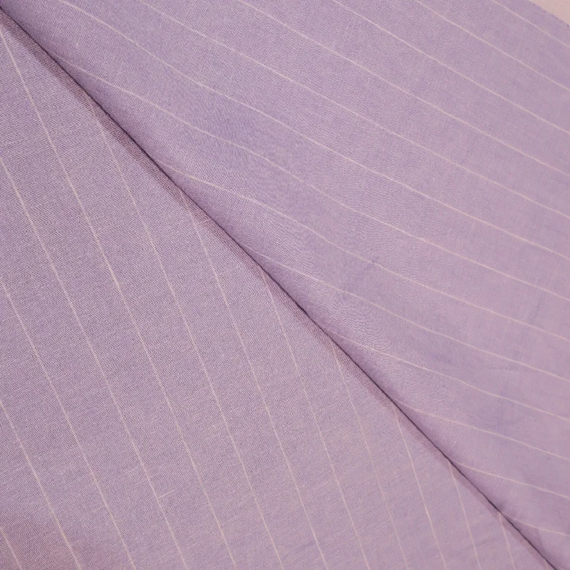 Can't Miss Light Pink with White Stripes Luxury Linen Holland & Sherry Fabric