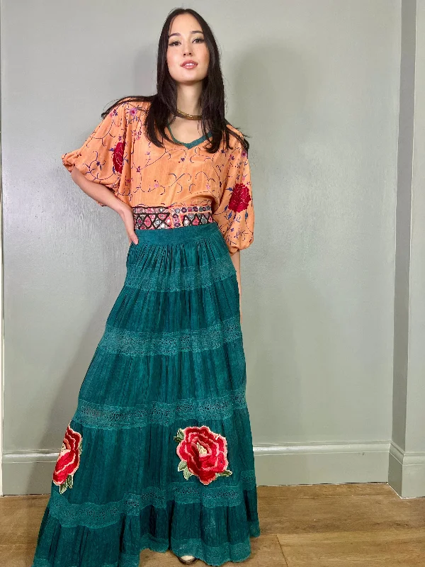 Act Fast Alicia, reworked floral and Mexicana dress