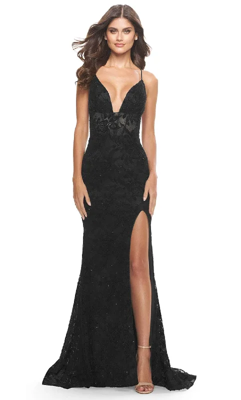 Savings Bonanza La Femme 31249 - Lace Mermaid Prom Dress