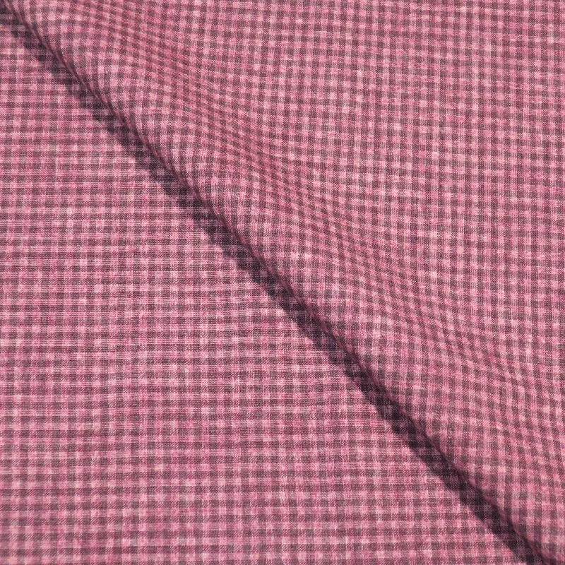 Savings Alert Purple Gingham Ermenegildo Zegna Cloth Suiting Fabric