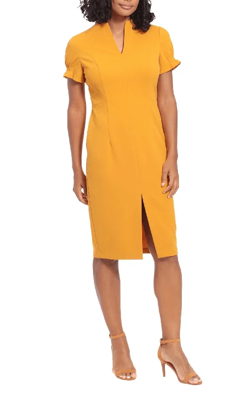 Big Discounts London Times T6514M - Flare Sleeve Short Dress