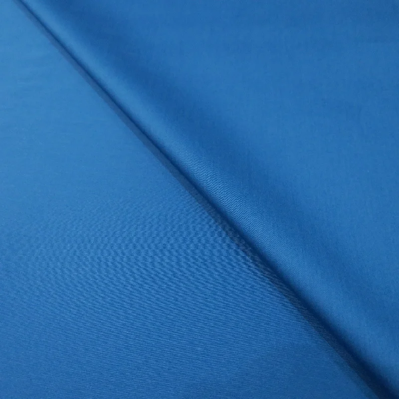 Price Reduction Aqua Solid Cotton Loro Piana Fabric