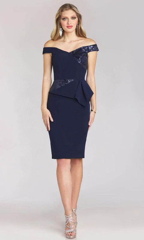 New Arrival Gia Franco 12217 - Off Shoulder Peplum Formal Dress
