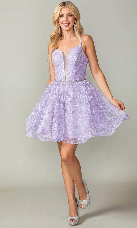 Huge Savings Dancing Queen 3350 - Butterfly Applique Cocktail Dress