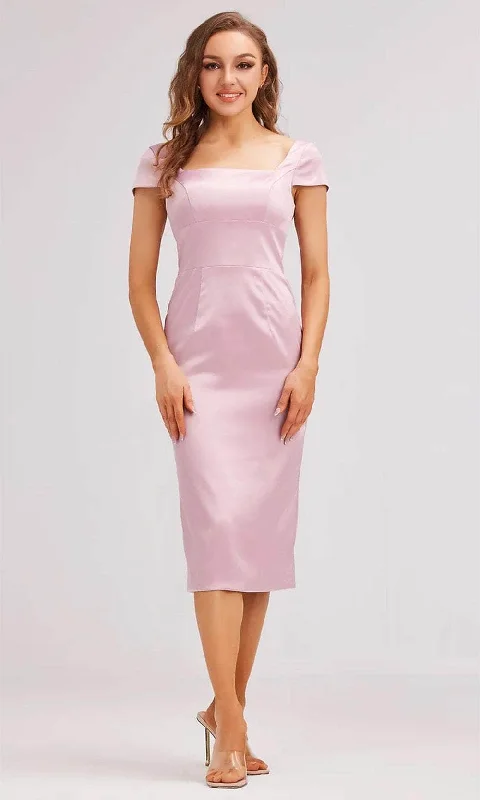 Reduced Prices J'Adore Dresses J23063 - Cap Sleeve Straight-Across Neck Formal Dress